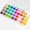 Kitcheniva 36 Color Fundamental Watercolor Pan Artist Set With Brushes